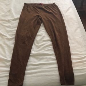 Soft lightweight velvety suede like leggings